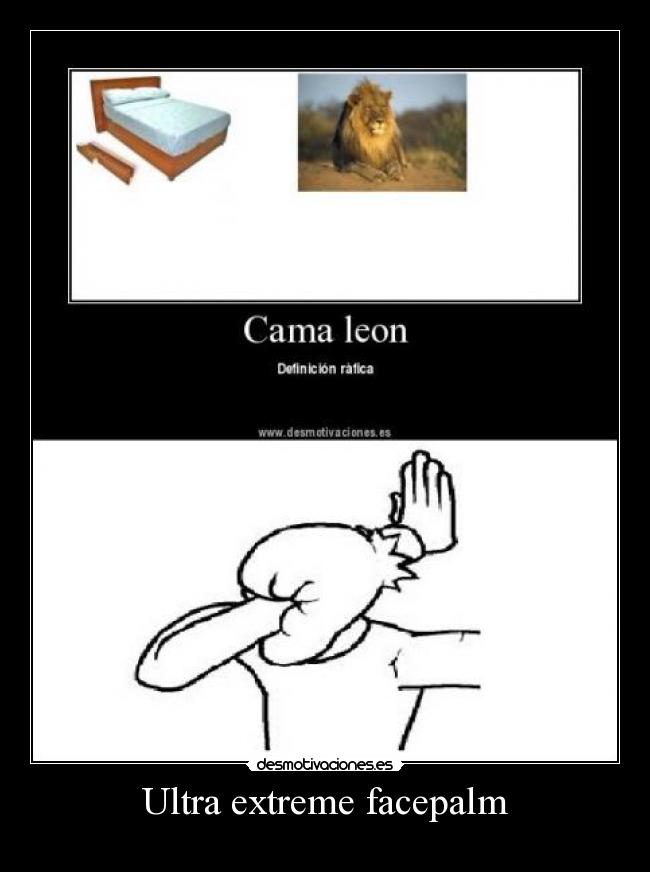 Ultra extreme facepalm -