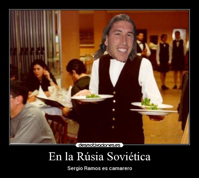 En la Rúsia Soviética - Sergio Ramos es camarero