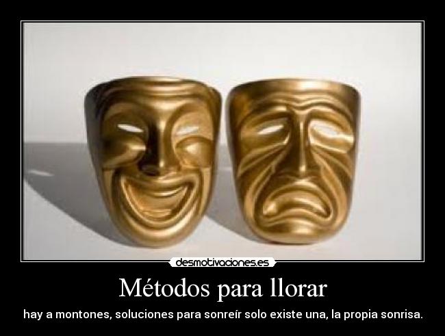 Métodos para llorar -