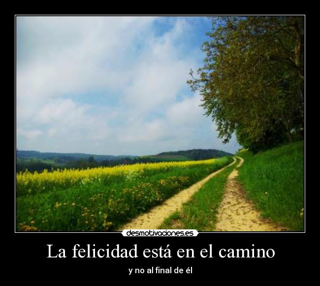 La felicidad está en el camino - 