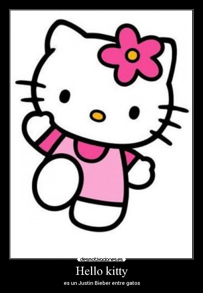 carteles hello kitty desmotivaciones