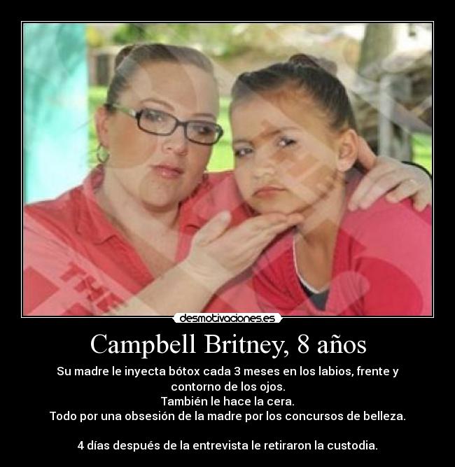 Campbell Britney, 8 años - 