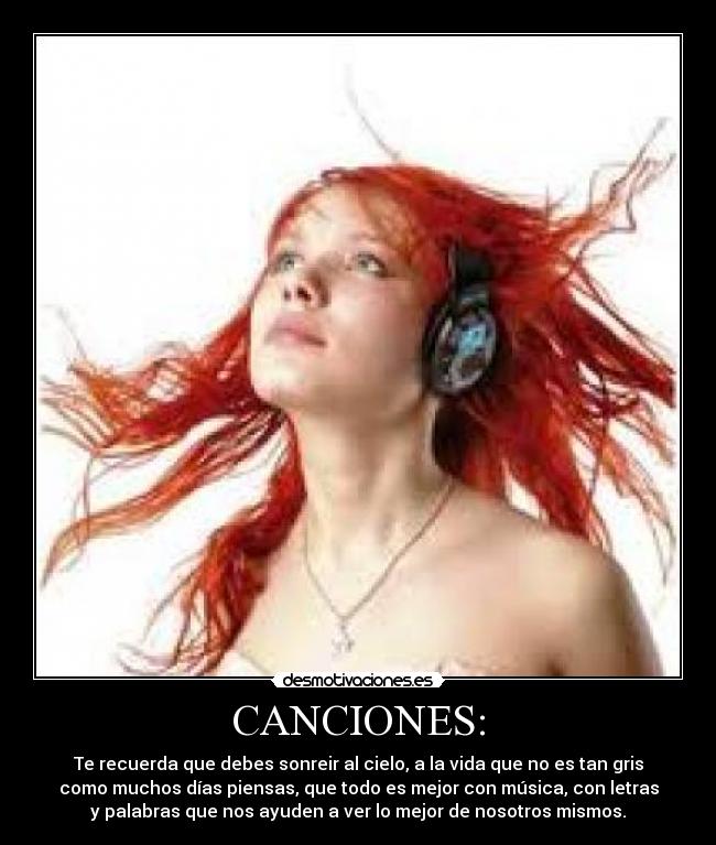 CANCIONES: - 