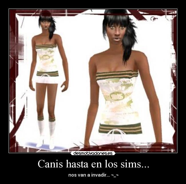 Canis hasta en los sims... - 