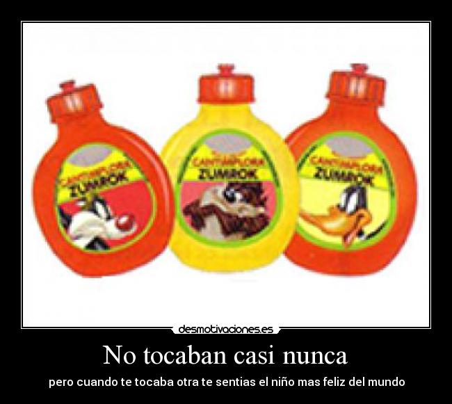 No tocaban casi nunca - 