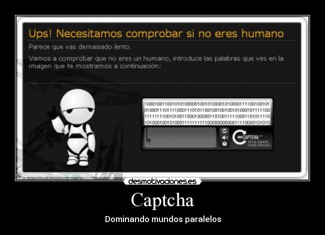 Captcha - Dominando mundos paralelos