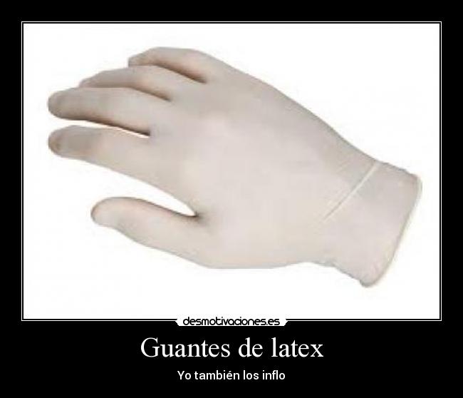 Guantes de latex -