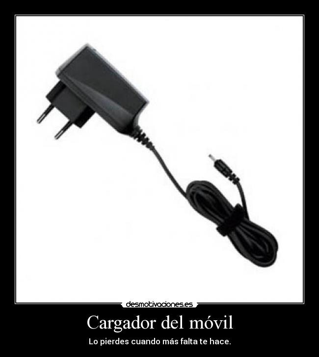 Cargador del móvil -