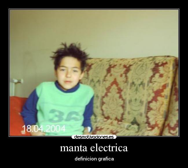 manta electrica -