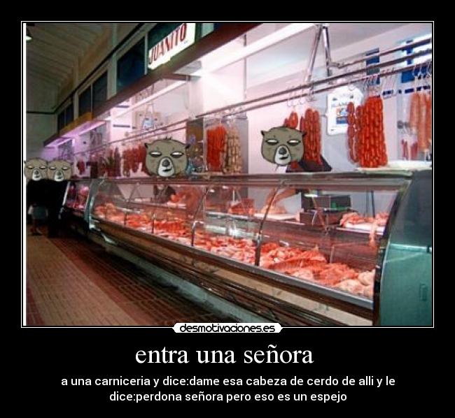 entra una señora  - 