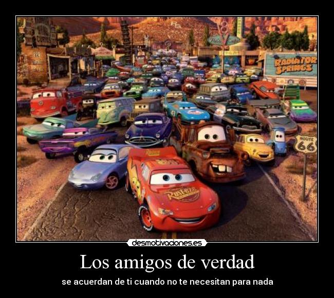 Los amigos de verdad -