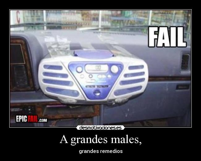 carteles stereo car desmotivaciones