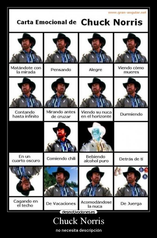 Chuck Norris - no necesita descripción