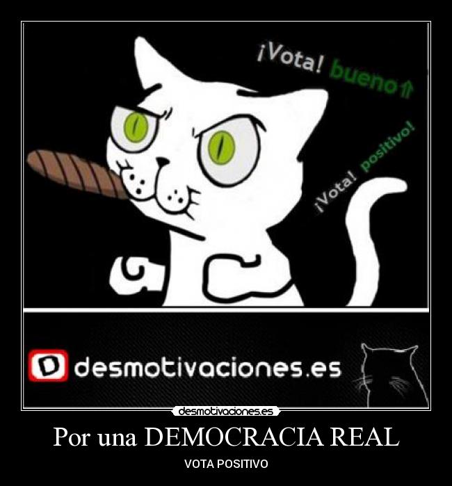 Por una DEMOCRACIA REAL -