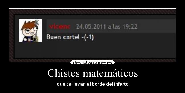 Chistes matemáticos -