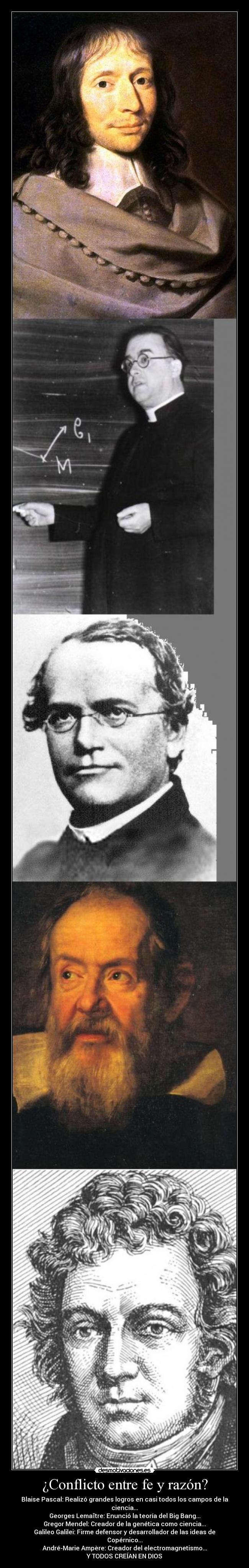 ¿Conflicto entre fe y razón? -
