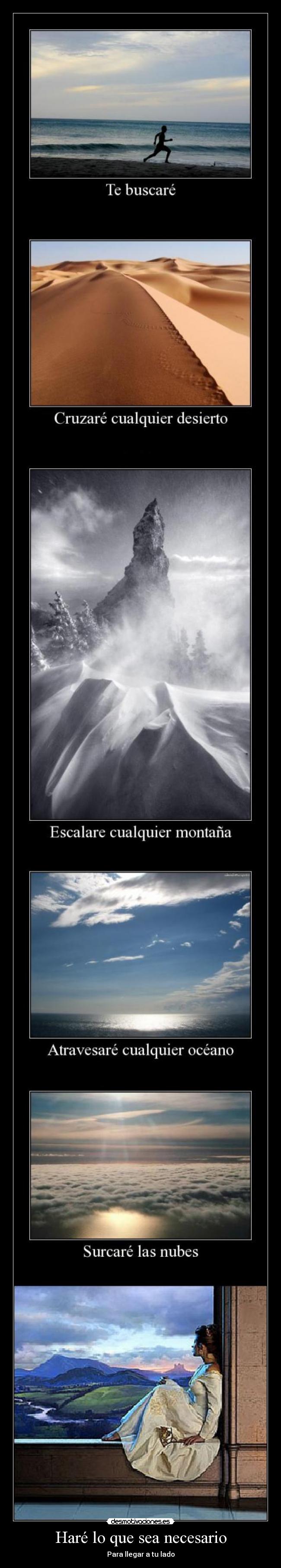 carteles amor distancia nubes montanas oceanos desierto buscar desmotivaciones