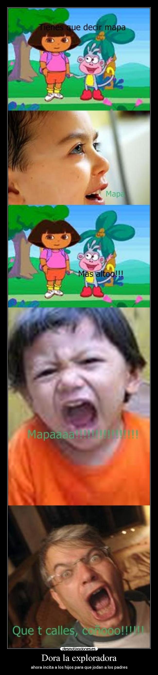 Dora la exploradora - ahora incita a los hijos para que jodan a los padres