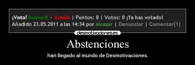 Abstenciones - 