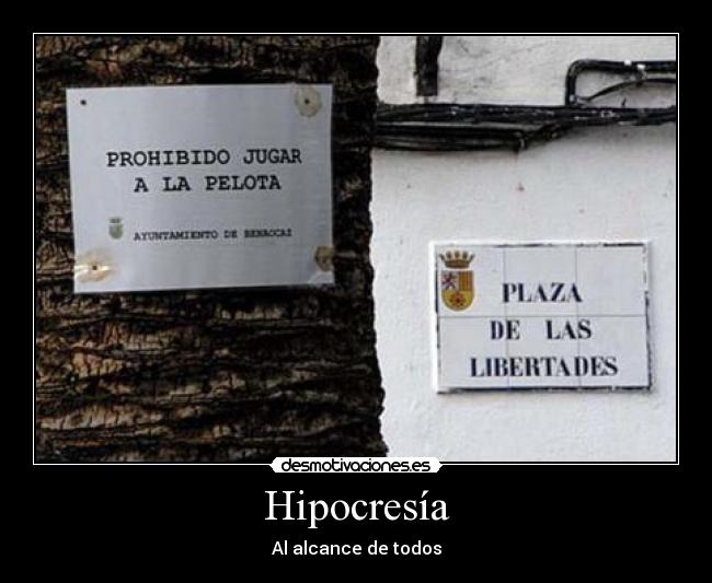 Hipocresía -