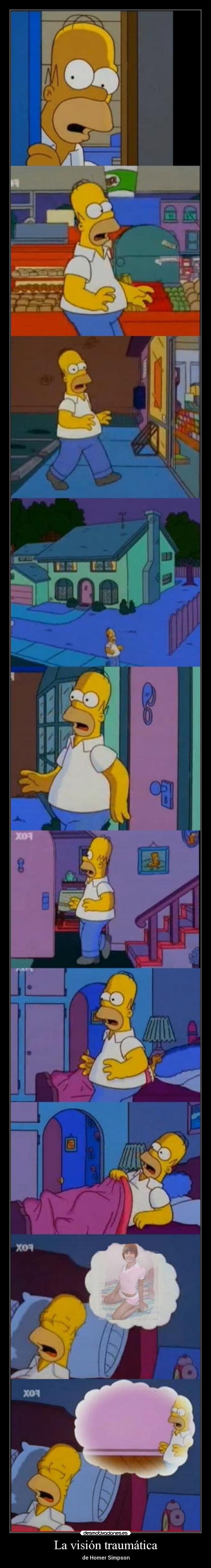 La visión traumática - de Homer Simpson