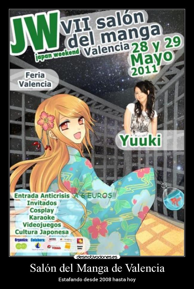 carteles salon del manga valencia desmotivaciones