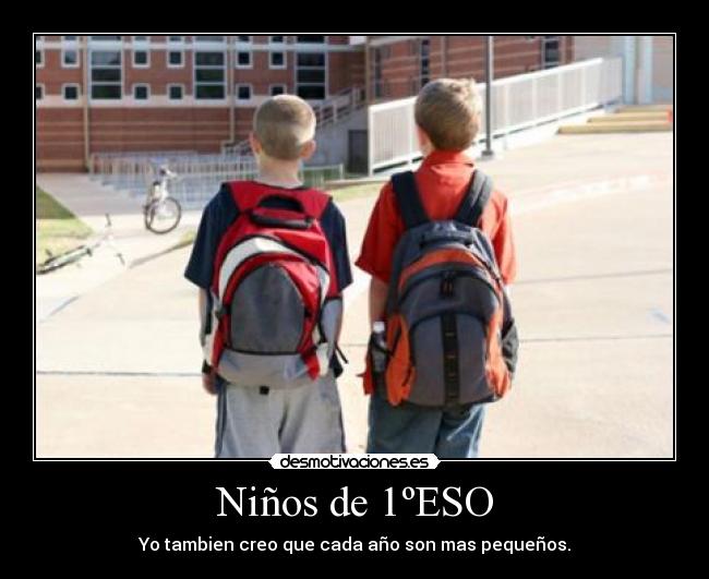 Niños de 1ºESO -
