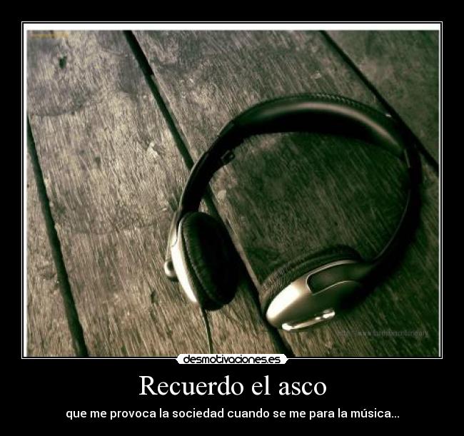 Recuerdo el asco - 
