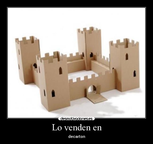 Lo venden en - decarton