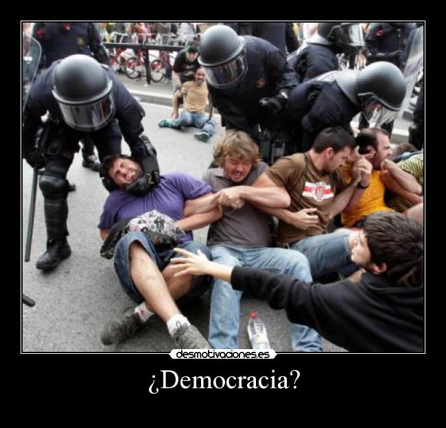 ¿Democracia? -