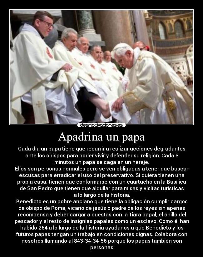 Apadrina un papa - 