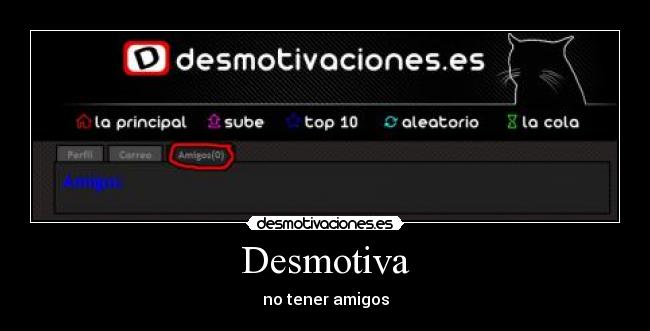 Desmotiva - no tener amigos