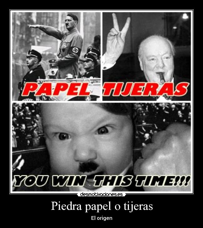 Piedra papel o tijeras - El origen