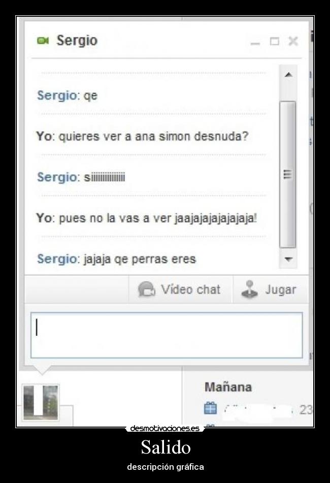 Salido - descripción gráfica