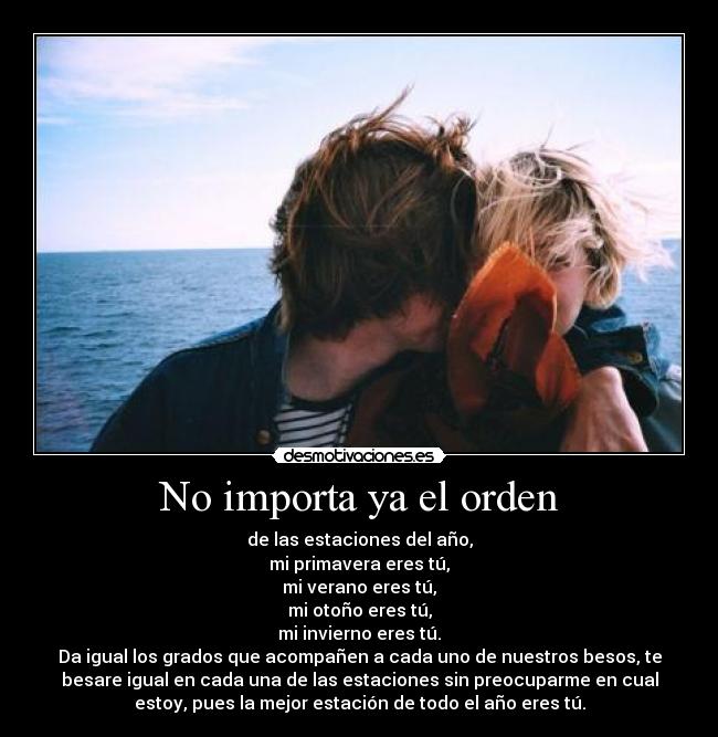 No importa ya el orden - 