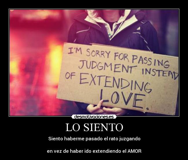 LO SIENTO - 