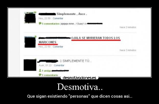 Desmotiva.. -