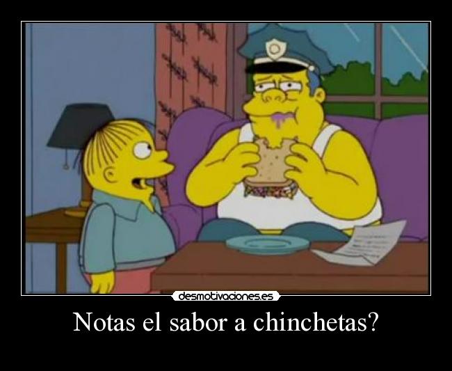 Notas el sabor a chinchetas? -
