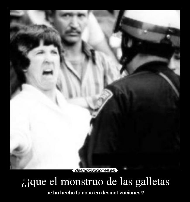 ¿¡que el monstruo de las galletas -