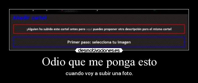 Odio que me ponga esto - 