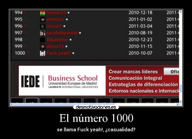 El número 1000 - 