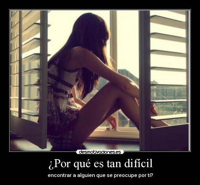 ¿Por qué es tan difícil -
