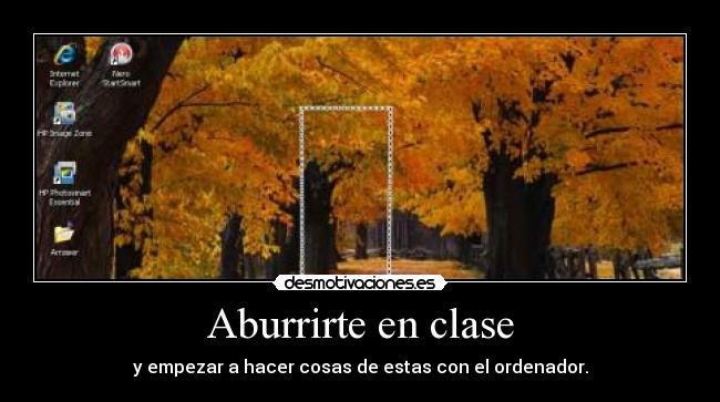 Aburrirte en clase - 