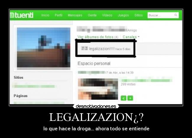 LEGALIZAZION¿? - lo que hace la droga... ahora todo se entiende
