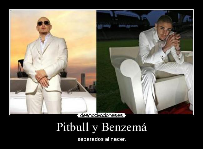 Pitbull y Benzemá -