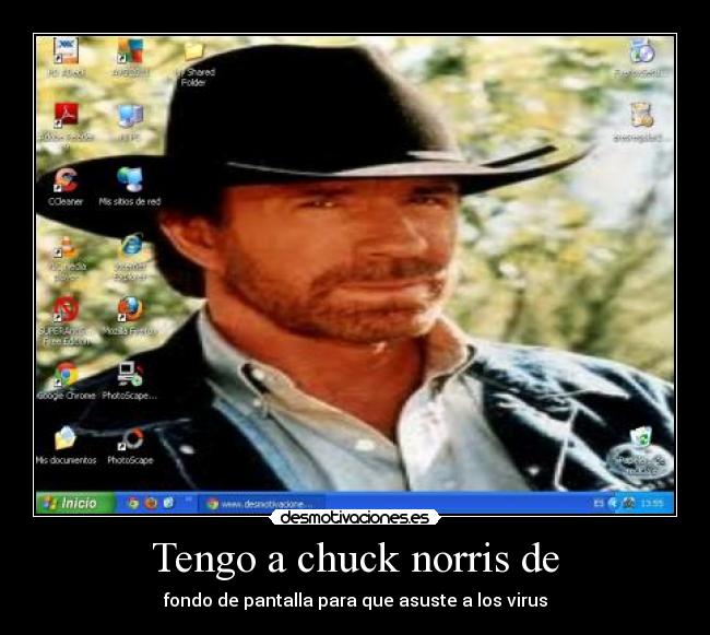 Tengo a chuck norris de - fondo de pantalla para que asuste a los virus