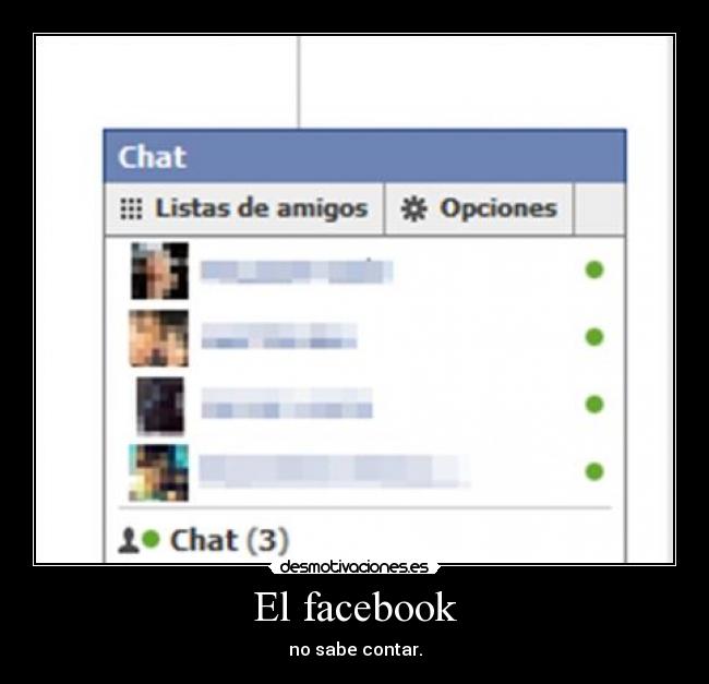 El facebook -