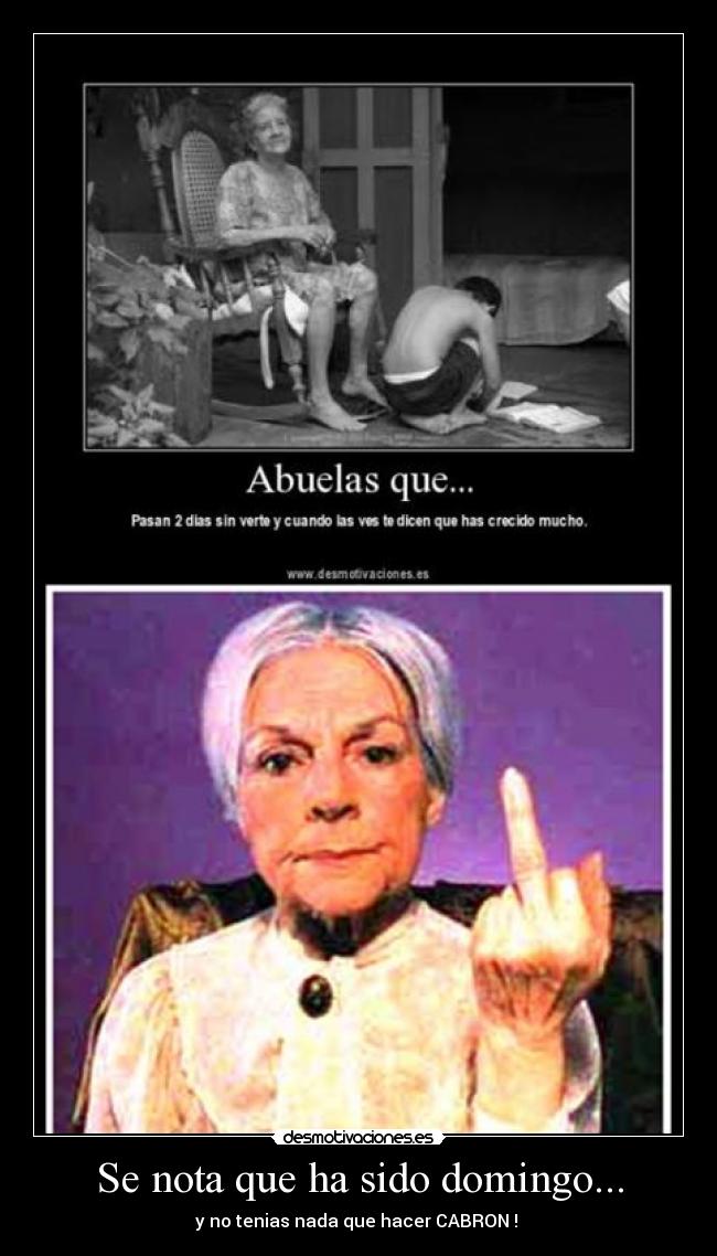 carteles abuela loca desmotivaciones
