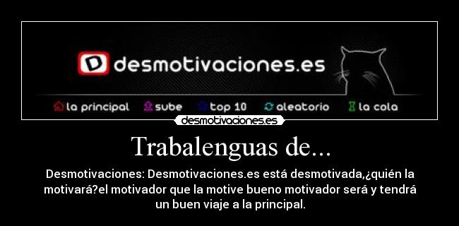 Trabalenguas de... -