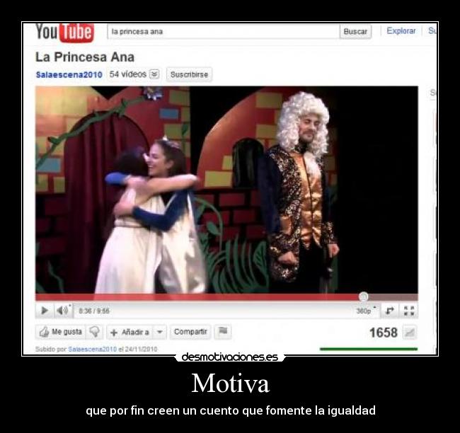 Motiva - que por fin creen un cuento que fomente la igualdad